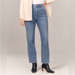 Abercrombie & Fitch Blue Straight Leg Jeans